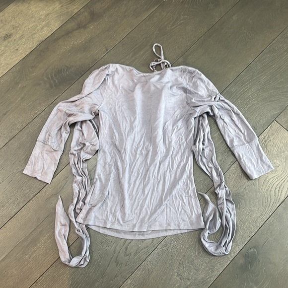 PARIS PARIS LONG SLEEVE/HALTER TOP SIZE M - Picture 4 of 4